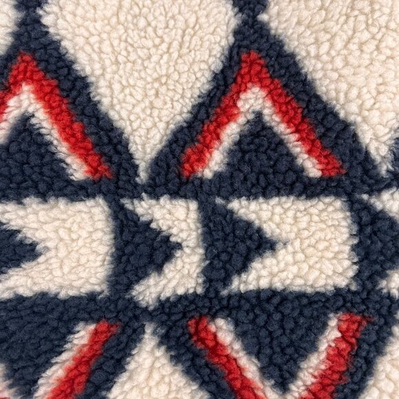 Patagonia Retro X Deep Pile Fleece Vest- Tribal Brass Hawk Sz XL - Picture 8 of 12